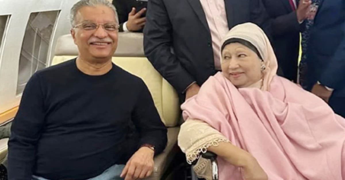 কাতার থেকে লন্ডনের পথে খালেদা জিয়া