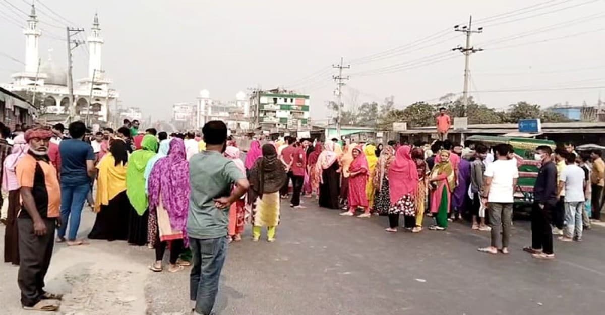 ঢাকা-ময়মনসিংহ ও ঢাকা-টাঙ্গাইল মহাসড়ক অবরোধ