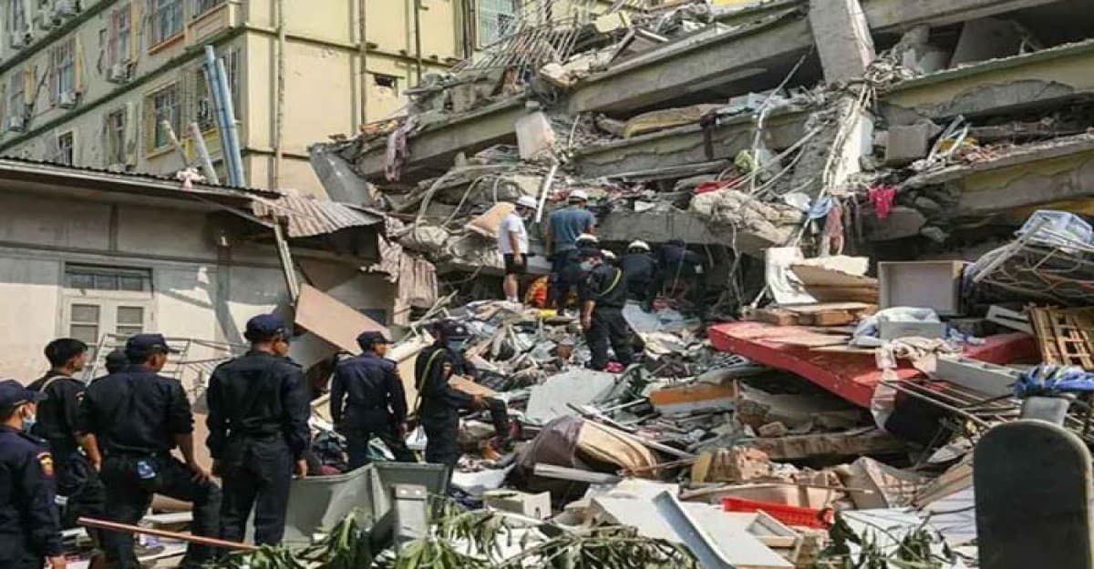 ভয়াবহ ভূমিকম্প: মিয়ানমারে নিহতের সংখ্যা ১৬০০ ছাড়িয়েছে 