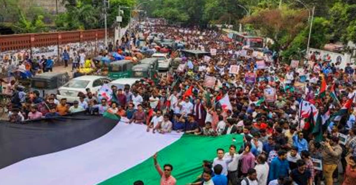 সারাদেশে ইসরায়েল বিরোধী বিক্ষোভ মিছিল