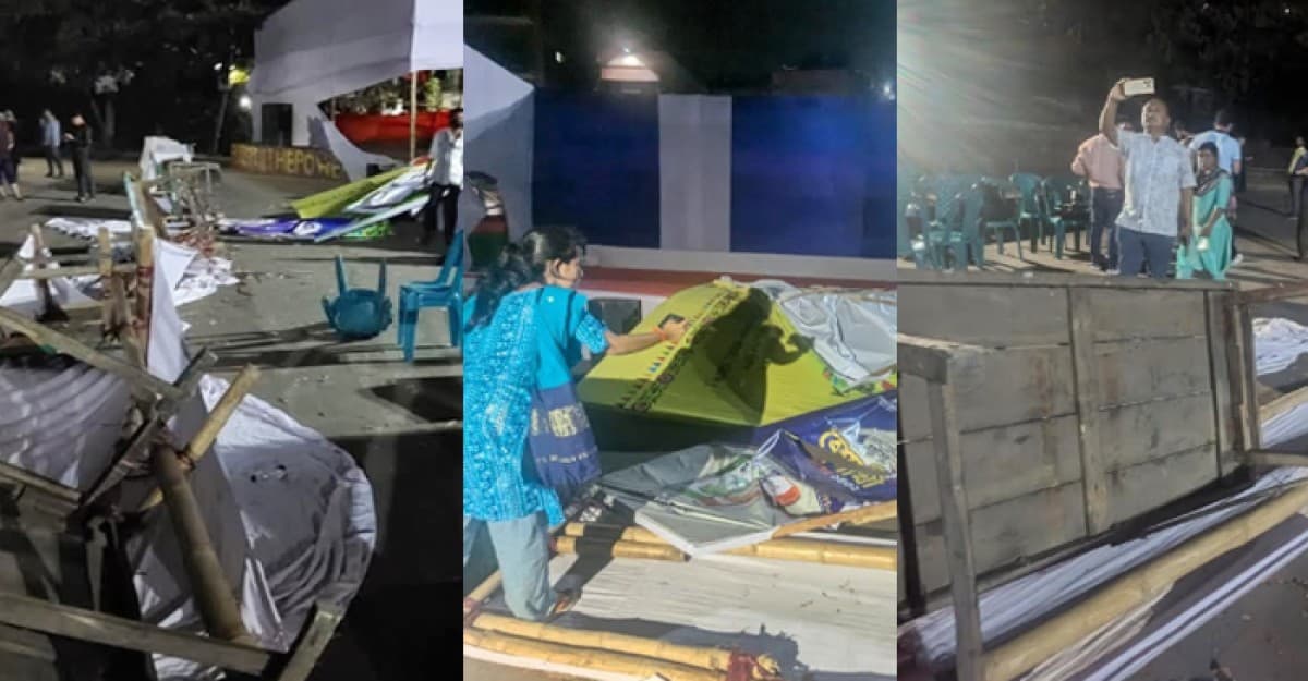 চট্টগ্রামে বর্ষবরণের মঞ্চ ভাঙচুর