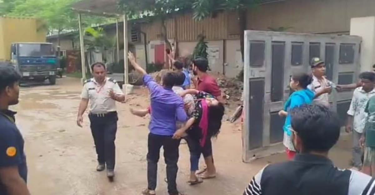 গাজীপুরে কারখানার অর্ধশতাধিক শ্রমিক অসুস্থ, কারখানা বন্ধ ঘোষণা