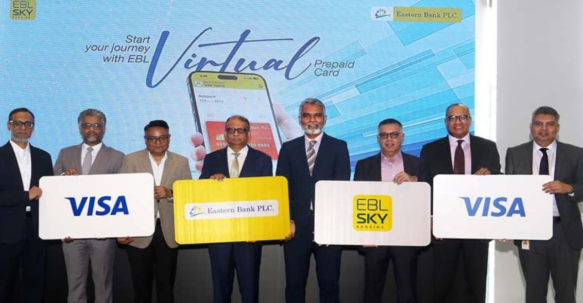 ভিসা ভার্চুয়াল প্রি-পেইড কার্ড উদ্বোধন করলো ইবিএল