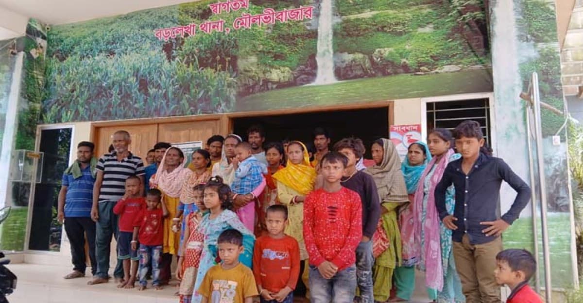 মৌলভীবাজার সীমান্ত দিয়ে আরও ৭৮ জনকে পুশইন