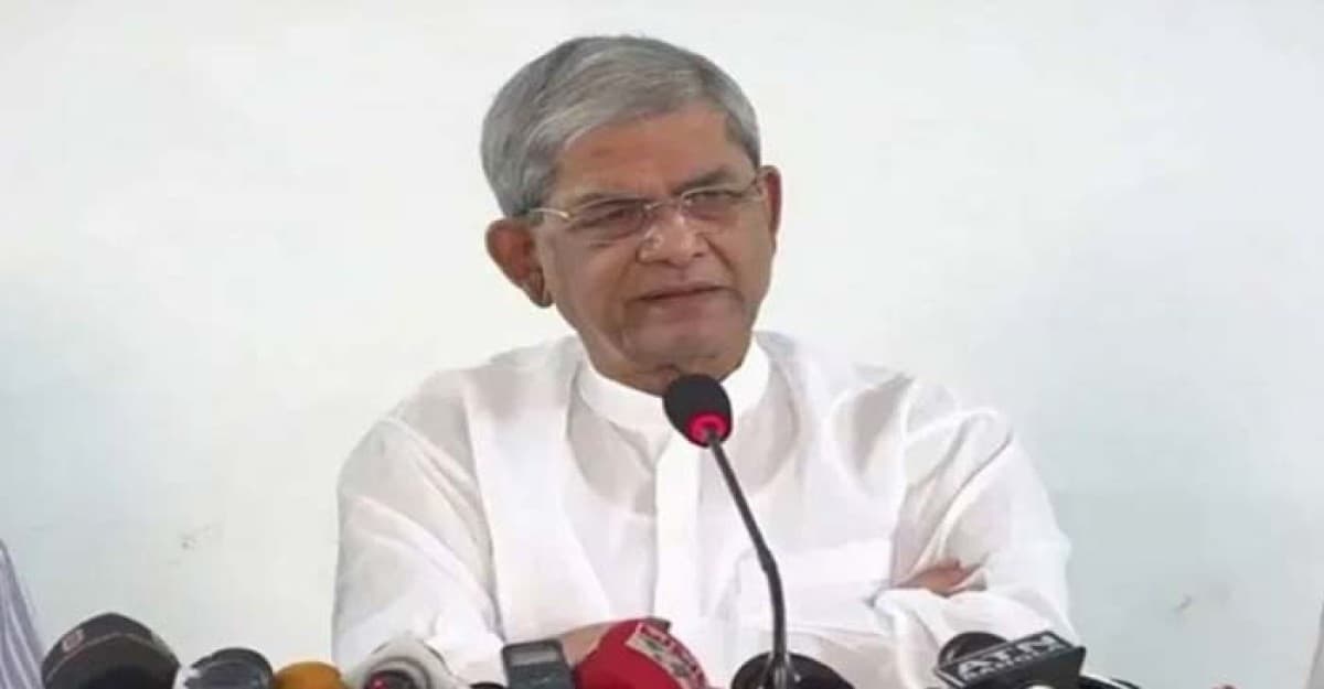 শুধু শেখ হাসিনা নয়, আ.লীগেরও বিচার হওয়া উচিত: মির্জা ফখরুল