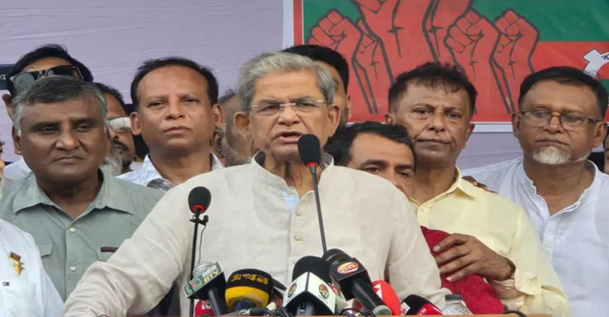 সরকারের নির্বাচনী প্রস্তুতিকে স্বাগত জানালেন মির্জা ফখরুল