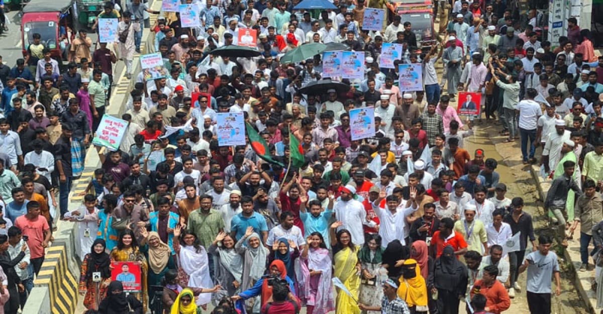 কক্সবাজারে ‘জুলাই পদযাত্রা’ কর্মসূচির সমাবেশ অনুষ্ঠিত
