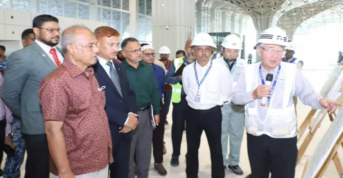 বিমানবন্দরের তৃতীয় টার্মিনালের কাজের অগ্রগতি ৯৯.১৮ শতাংশ