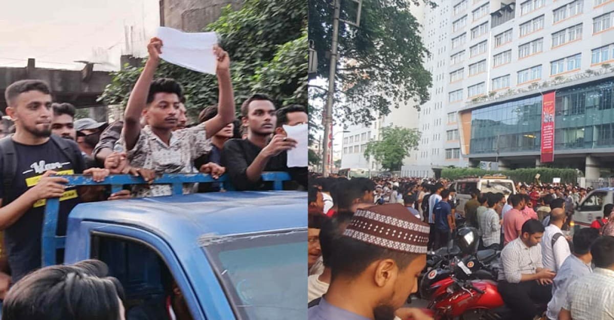 উত্তরায় বিমান বিধ্বস্ত : বার্ন ইনস্টিটিউটে রক্ত দিতে মানুষের ঢল