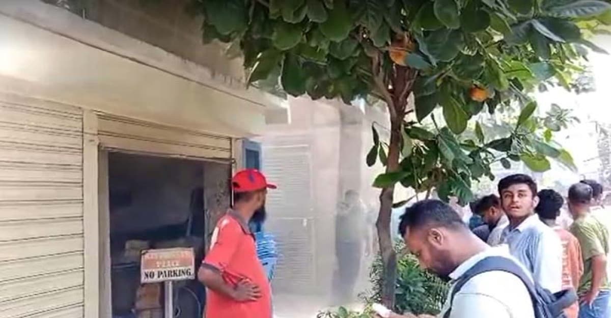 রাজধানীর স্কুলে আগুন