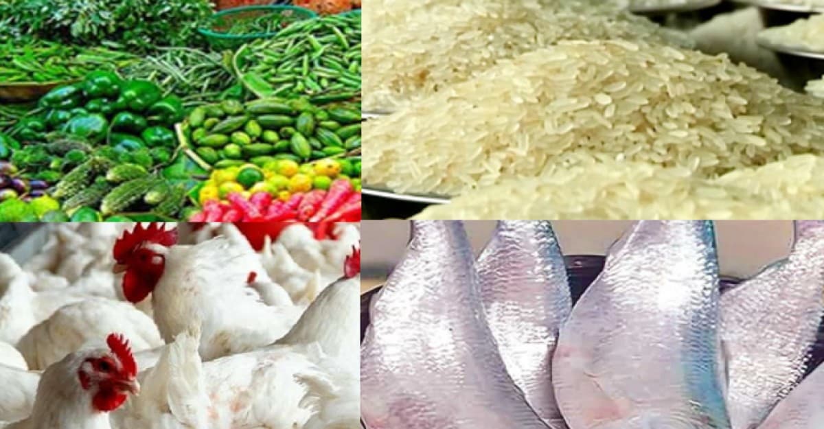 সবজি-মুরগি-মাছের দাম চড়া, স্বস্তি নেই চালের বাজারেও