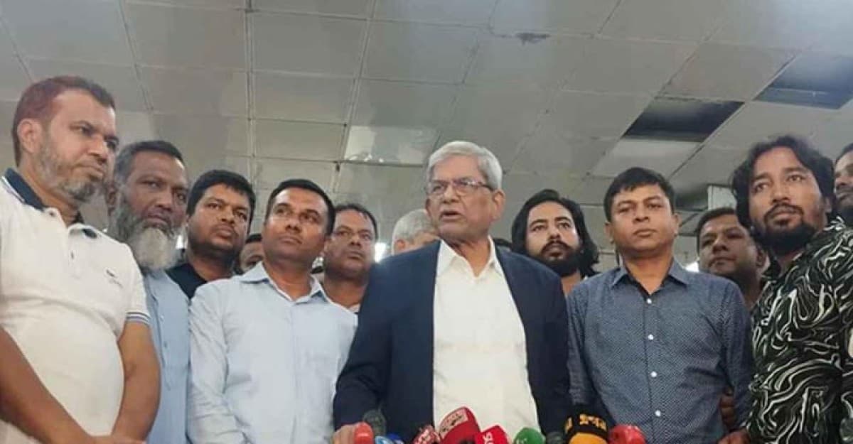 পিআর পদ্ধতিতে জনগণের অধিকার পরিপূর্ণ হবে না: মির্জা ফখরুল