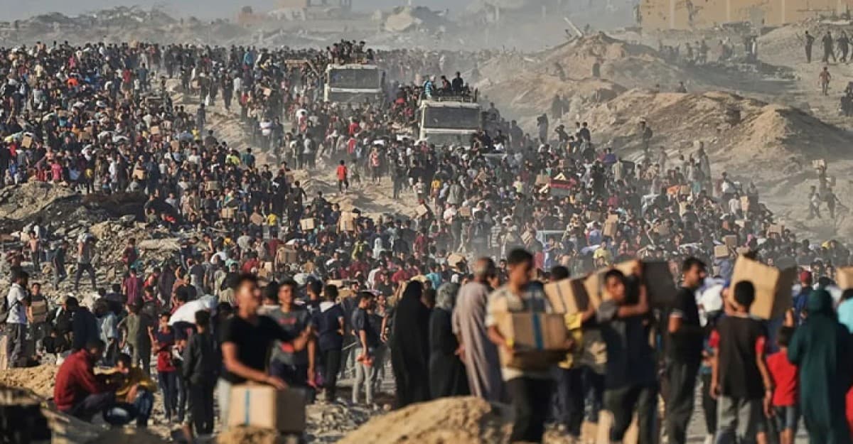 গাজা শহর ও আশপাশের এলাকায় দুর্ভিক্ষ ঘোষণা জাতিসংঘের