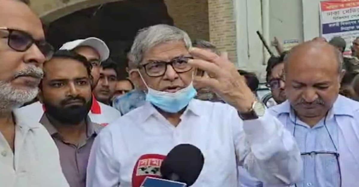 হত্যার উদ্দেশ্যেই নুরকে আঘাত করা হয়: মির্জা ফখরুল