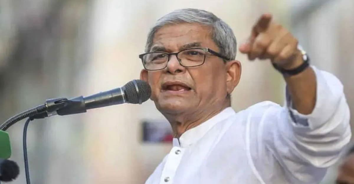শেখ হাসিনা দেশ থেকে পালালেও শয়তানি ছাড়েনি: মির্জা ফখরুল