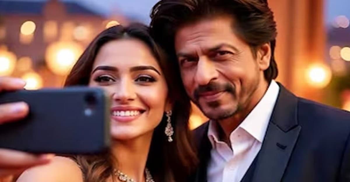 এআই দিয়ে শাহরুখের সঙ্গে ছবি, হতে পারে কেসসহ, কোটি টাকার জরিমানা!