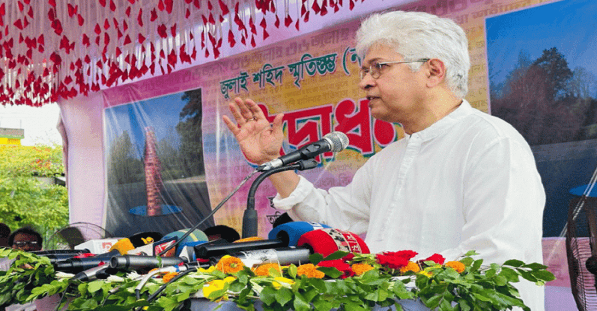 ষড়যন্ত্র থেমে নেই, জনগণই প্রতিরোধ করবে: উপদেষ্টা আদিলুর