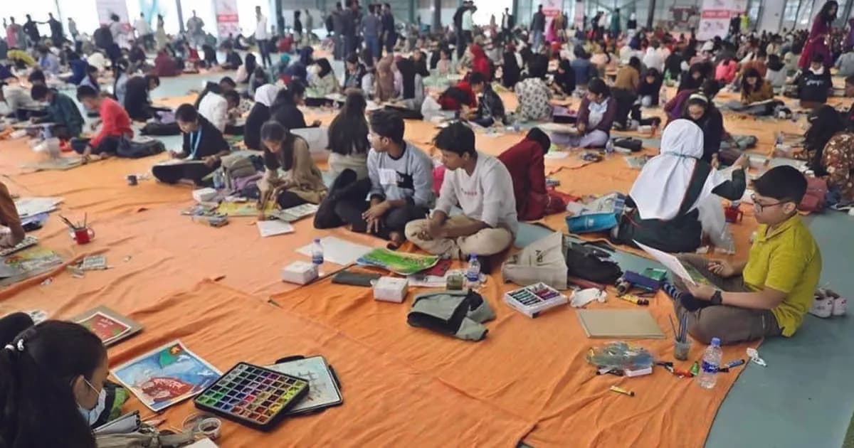 বসুন্ধরা পাবলিক স্কুল এন্ড কলেজে ছবি আঁকা প্রতিযোগিতা অনুষ্ঠিত