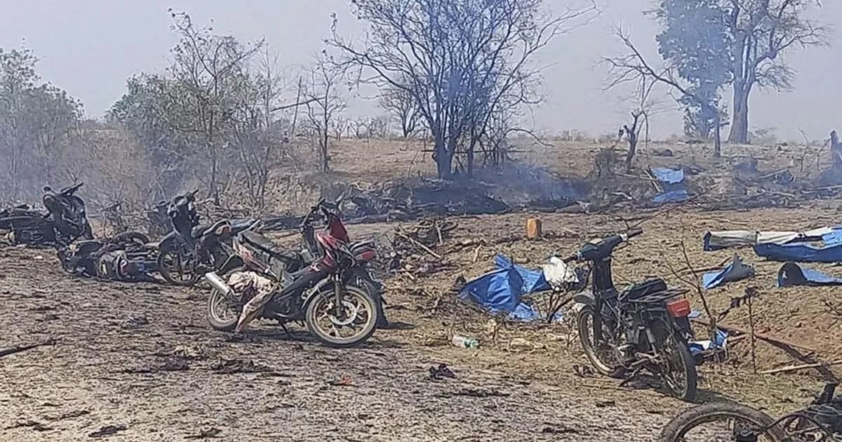 মিয়ানমারে নির্বাচনী সময় জান্তার বিমান হামলা, নিহত অন্তত ১৭০ জন