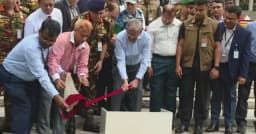 বঙ্গভবনের সিংহ পুকুরে মাছের পোনা অবমুক্ত করলেন রাষ্ট্রপতি