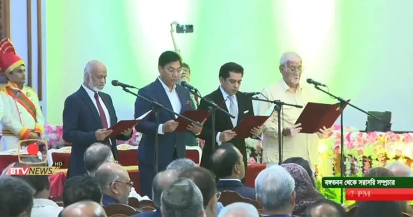 শপথ নেওয়া ৬ মন্ত্রী ও প্রতিমন্ত্রী কে কোন দায়িত্ব পাচ্ছেন?