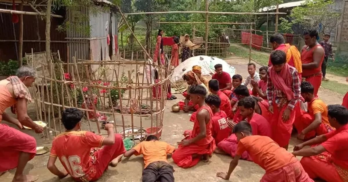 চুনারুঘাটে ঐতিহ্যবাহী শিব-পার্বতীর চৈত্রপূজা