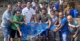 শেরপুরে যুবদলের প্রতিষ্ঠাবার্ষিকীতে পোনা মাছ অবমুক্ত