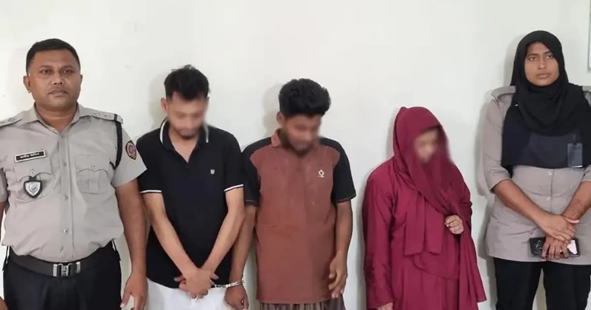 বরিশালে মাদকবিরোধী অভিযানে পুলিশ সদস্যসহ আটক ৪