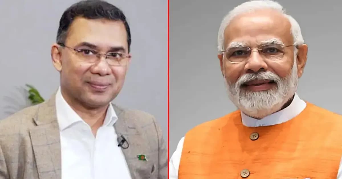 তারেক রহমানকে ঈদুল আজহার শুভেচ্ছা জানালেন নরেন্দ্র মোদি