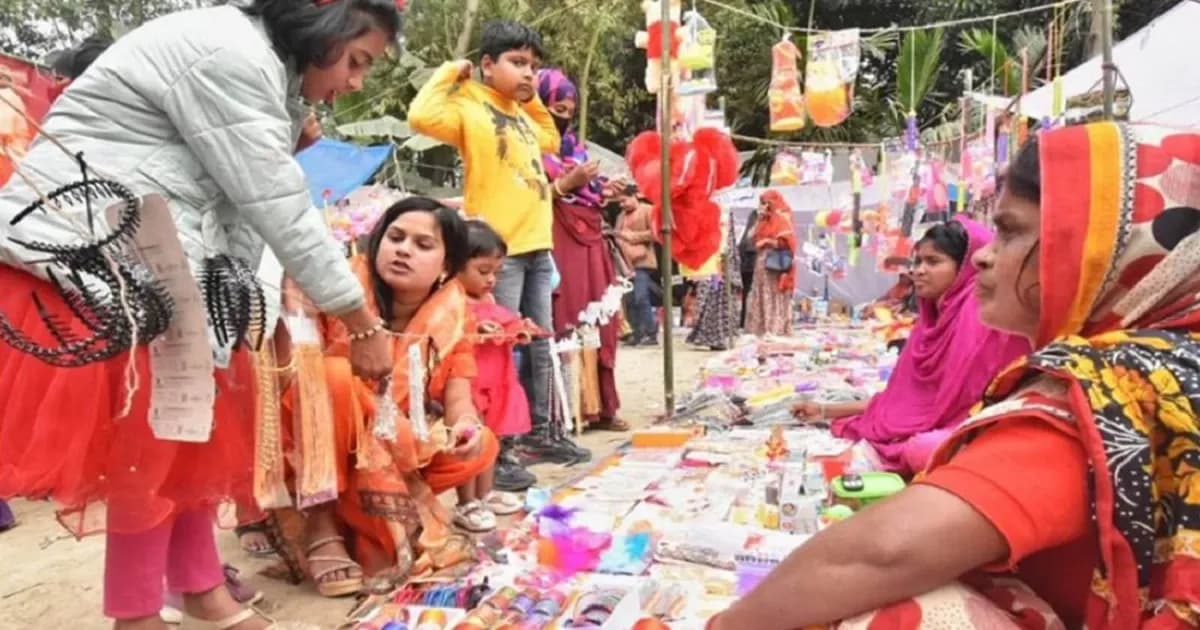 পুরুষহীন ‘বউ মেলা’, হয় কোটি টাকার কেনাবেচা