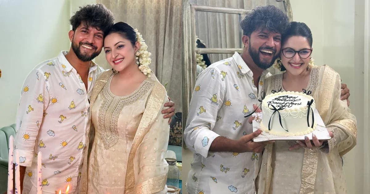 অর্কর সঙ্গে জন্মদিনের প্রথম কেক কাটলেন পরীমনি