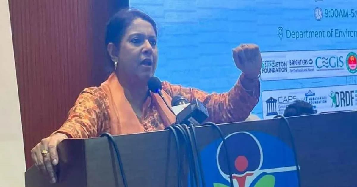 আগামী সরকারের জন্য ৭ দফা ‘পরিবেশ অ্যাজেন্ডা’ দিলেন রিজওয়ানা