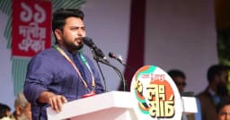 ব্যানার ছিঁড়ে লংমার্চের গণজোয়ার থামানো যাবে না: নাহিদ ইসলাম