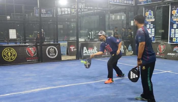 বসুন্ধরা স্পোর্টস সিটিতে প্যাডেল স্ল্যাম টুর্নামেন্টের উদ্বোধন