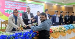 সত্য ও নৈতিকতার শপথে গাজীপুর প্রেসক্লাবে নবীন সাংবাদিক বরণ