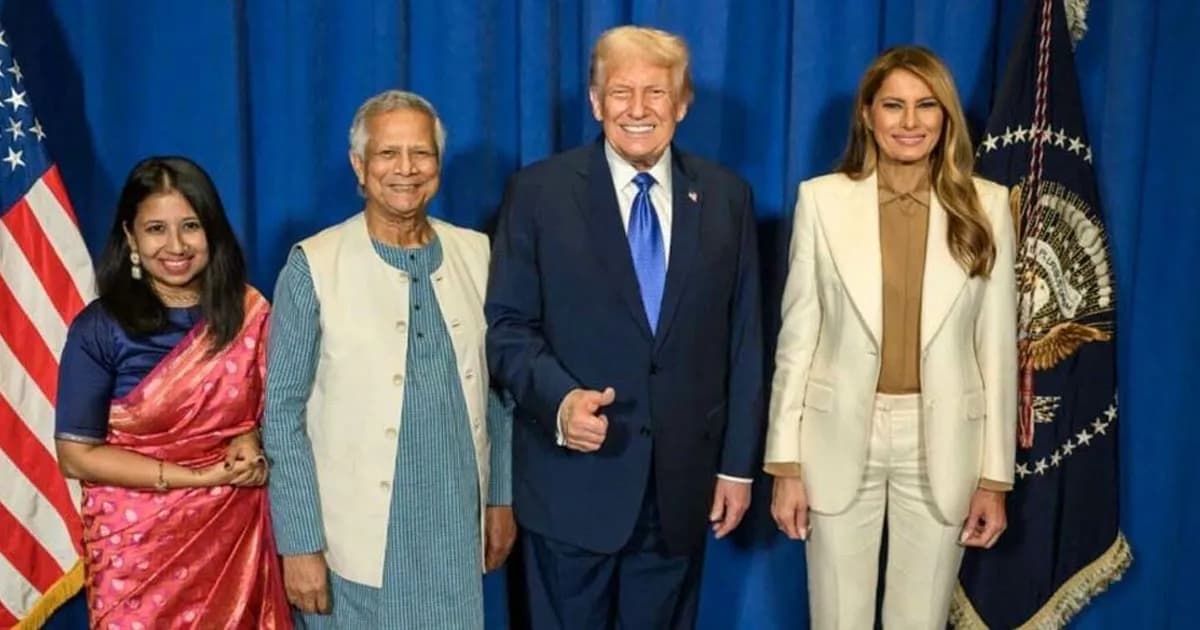 ট্রাম্পের সঙ্গে প্রধান উপদেষ্টার ছবি নিয়ে যা জানালেন শফিকুল আলম