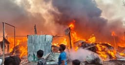 গাজীপুরে ঝুটের গোডাউনে ভয়াবহ আগুন, নিয়ন্ত্রণে ৬ ইউনিট