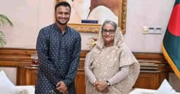 শেখ হাসিনার সঙ্গে সংবাদ সম্মেলনে থাকবেন সাকিব আল হাসান