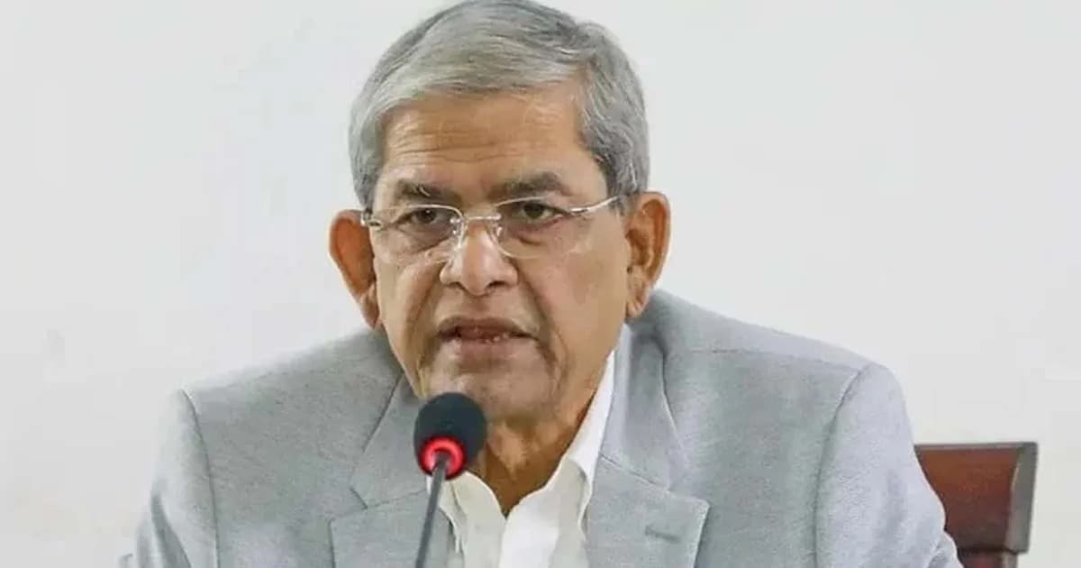 হঠাৎ অসুস্থ বিএনপি’র মহাসচিব মির্জা ফখরুল