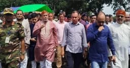 বন্ধ টাঙ্গাইল কটন মিলস পরিদর্শনে পাট ও বস্ত্র প্রতিমন্ত্রী