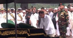 সংসদ প্রাঙ্গণে স্পিকারের স্ত্রীর জানাজা সম্পন্ন, প্রধানমন্ত্রীর শ্রদ্ধা