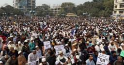 বগুড়ায় জামায়াতের জনসভায় জনস্রোত