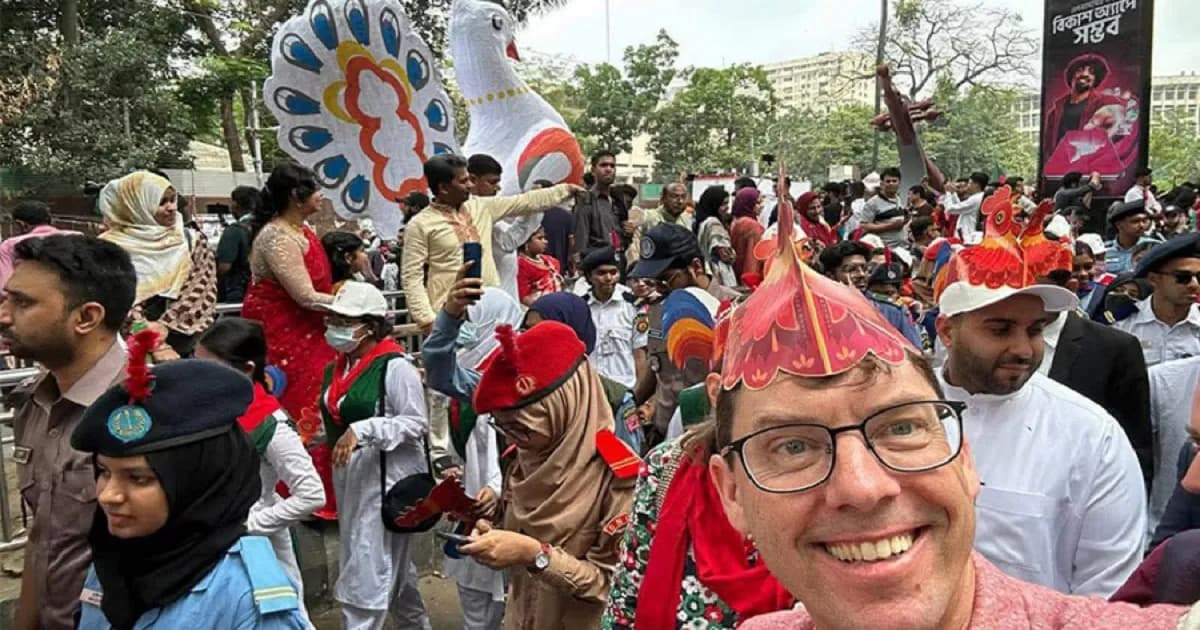বৈশাখী উৎসবে মুগ্ধ বিদেশি কূটনীতিকরা
