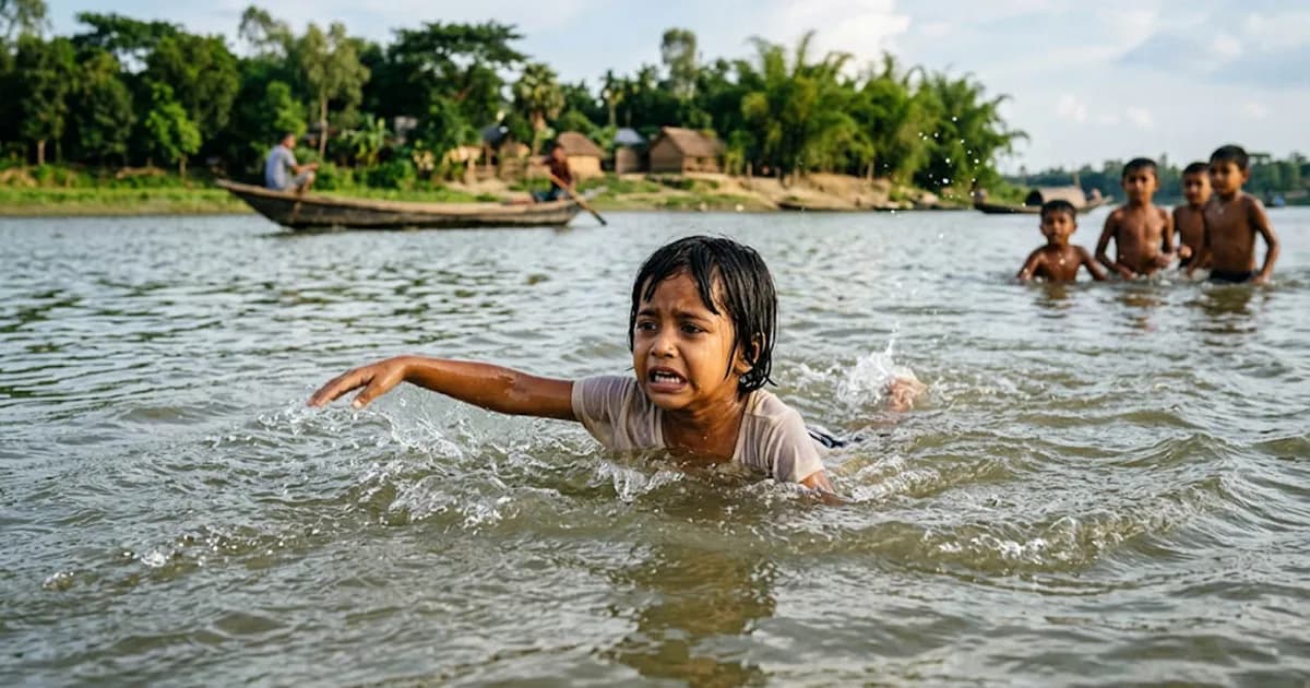 অসুস্থ মেয়েকে হ্রদে ফেলে পালালেন মা, অতঃপর...
