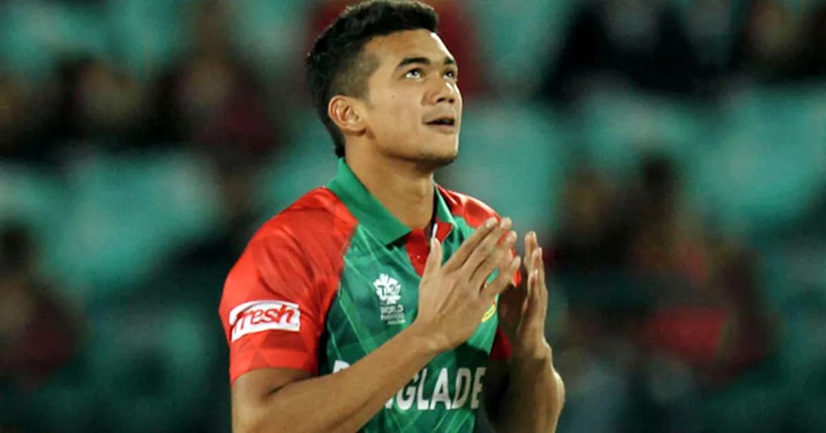 দেশের নাম উজ্জ্বল করতে দোয়া চাইলেন তাসকিন