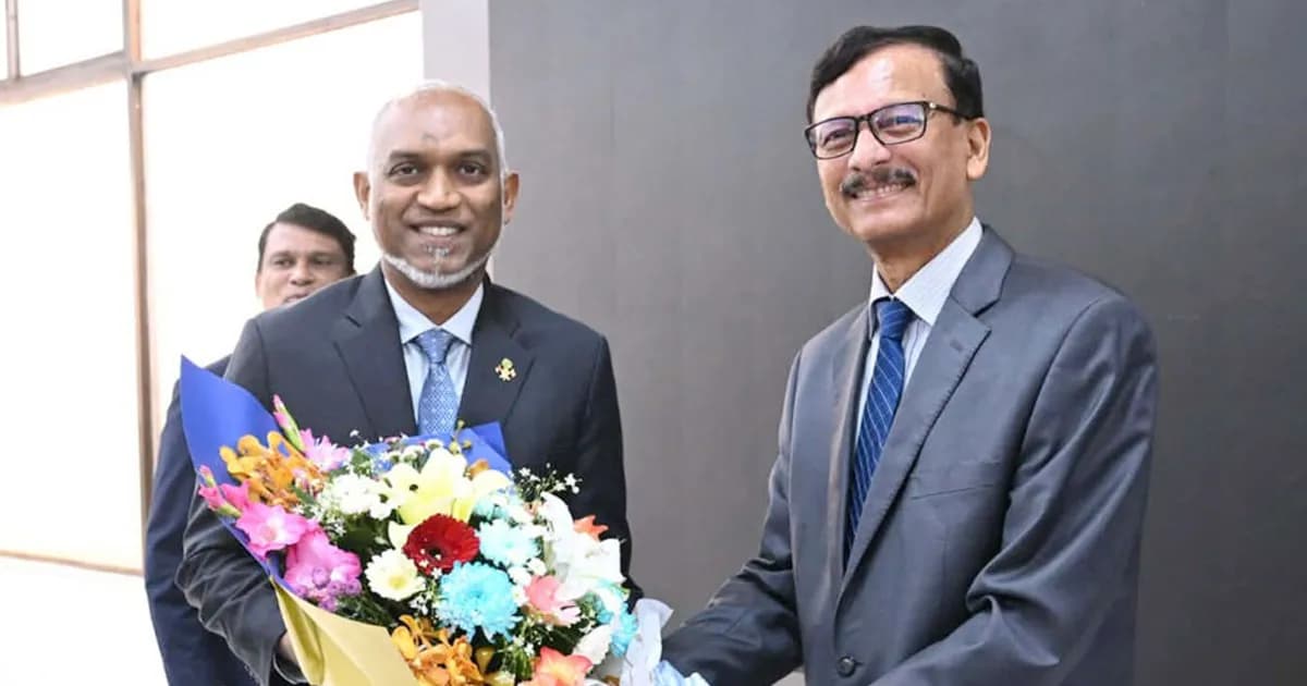 নতুন সরকারের শপথ অনুষ্ঠানে যোগ দিতে ঢাকায় মালদ্বীপের প্রেসিডেন্ট