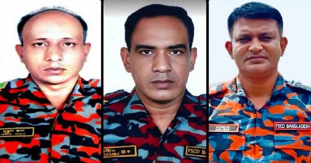 অগ্নিকাণ্ডে ৩ ফায়ার ফাইটারসহ ৪ জনের মৃত্যুতে প্রধান উপদেষ্টার শোক