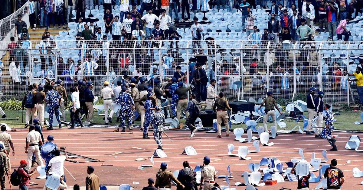 মেসিকে ঘিরে বিশৃঙ্খলা, আন্তর্জাতিক সংবাদমাধ্যমে আলোচনায় কলকাতা