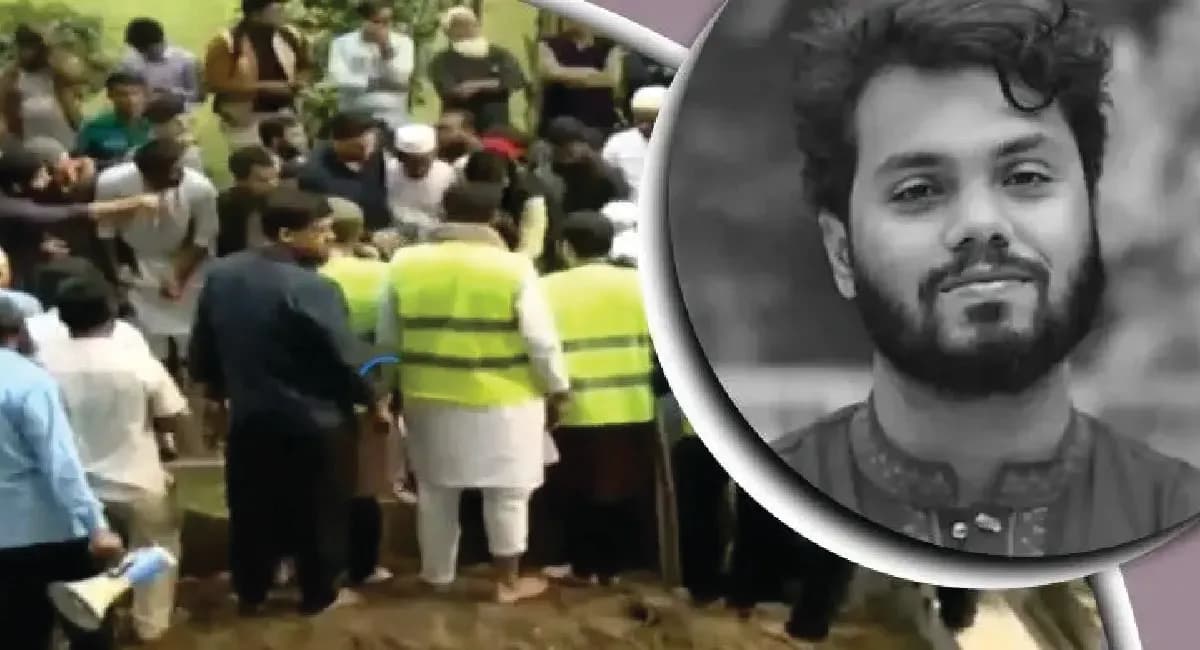 শহীদ ওসমান হাদির দাফন সম্পন্ন