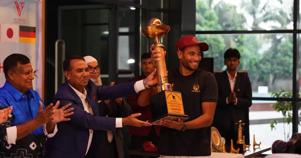 বাংলাদেশ আন্তর্জাতিক স্কোয়াশ ২০২৬ এর জমকালো সমাপনী